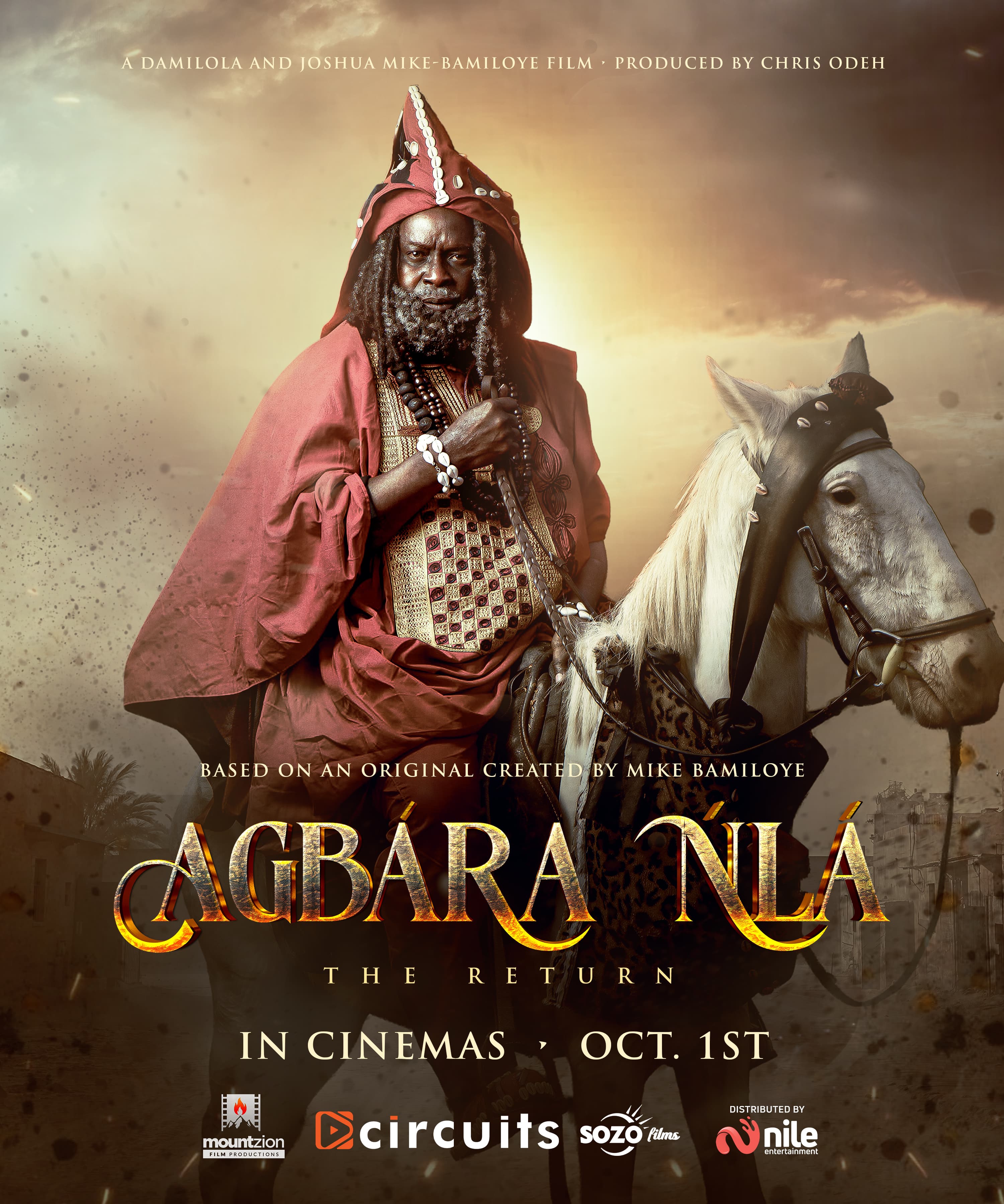Key art for Agbáraǹlá: The Return — Isawuru on horseback